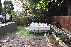 A GARDEN WEDDING RECEPTION